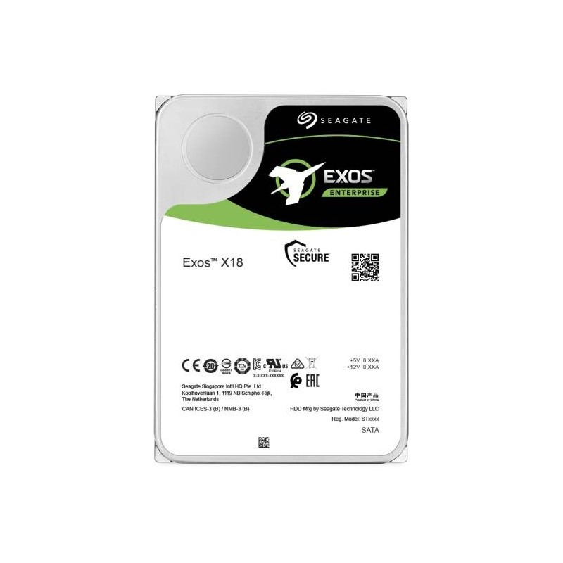 Seagate Exos X18 ST16000NM000J - 16 TB 7200rpm 256 MB 3,5 Zoll SATA 6 Gbit/s